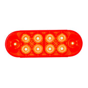 75776 Highway Series Oval LED Light with 10 Diodes Red Light Goldenrod