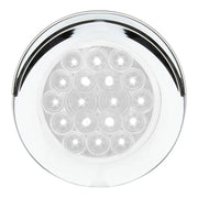 75849 Fleet Series 4" Surface Mount LED Light w/ Twist-On Bezel & 3 Wires White/Clear 4" ROUND Lavender