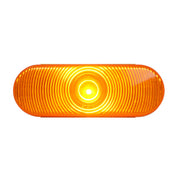 75850 One LED Series Oval Single LED Light Amber Dark Orange