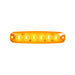Orange 5-1/8" ULTRA THIN AMBER/AMBER 6 LED LIGHT, HIGH/LOW, 3 WIRES