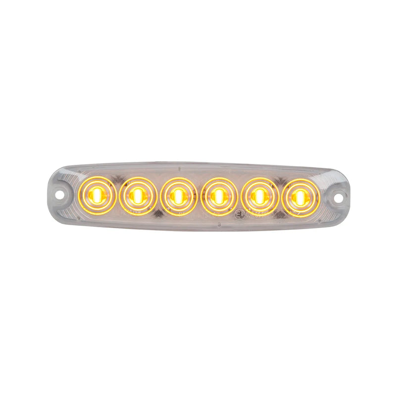 75861 Ultra Thin LED Light Amber/Clear ULTRA THIN LED LIGHT Tan