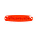 Orange Red 5-1/8" ULTRA THIN RED/RED 6 LED LIGHT, HIGH/LOW, 3 WIRES