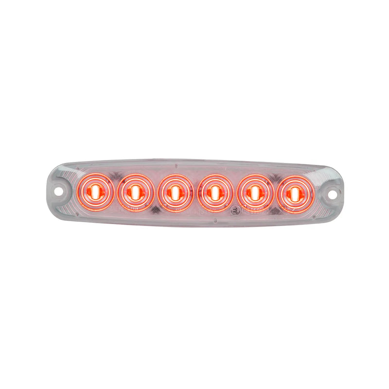75863 Ultra Thin LED Light, Red/Clear ULTRA THIN LED LIGHT Rosy Brown