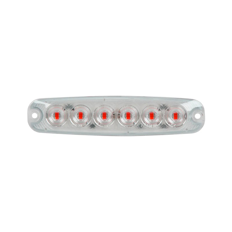 75863 Ultra Thin LED Light, Red/Clear ULTRA THIN LED LIGHT Gray