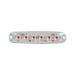 Gray 5-1/8" ULTRA THIN RED/CLEAR 6 LED LIGHT, HIGH/LOW, 3 WIRES ULTRA THIN LED LIGHT