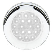 75888 Fleet Series 4" Flange Mount LED Light w/ Twist-On Bezel & 3 Wires, Red/Clear 4" ROUND Lavender