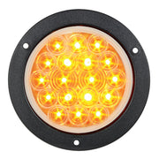 75891 Fleet Series 4" LED Light w/ Black Flange Mount & 3 Wires Sandy Brown