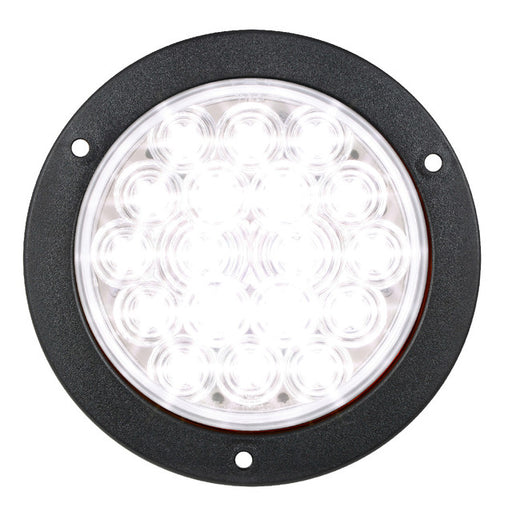 75914 Fleet Series 4" LED Light w/ Black Flange Mount & 3-Prong Plug Dark Slate Gray