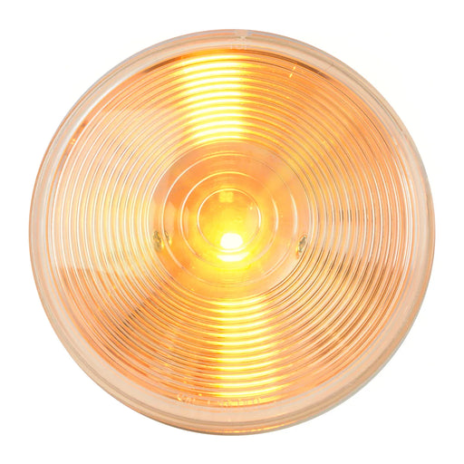 Light Goldenrod 4" AMBER/CLEAR 1 LED SEALED LIGHT 4" ROUND