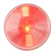 75923 One LED Series 4" Single LED Light, Red/Clear 4" ROUND Light Coral