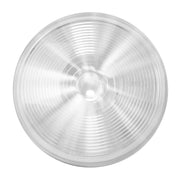 75924 One LED Series 4" Single LED Light, White/Clear 4" ROUND Light Gray