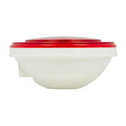 75925 Reflective Series 4" LED Light with Reflective Ring Lens, Red 4" ROUND Light Gray