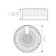 75930 2" & 2-1/2" Dual Function LED Lights, Amber Lavender