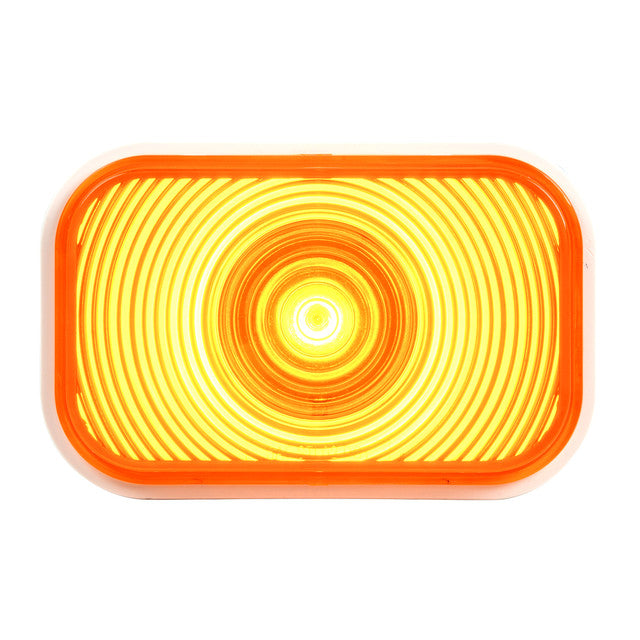 75950 One LED Series Rectangular Single LED Light, Amber Gold