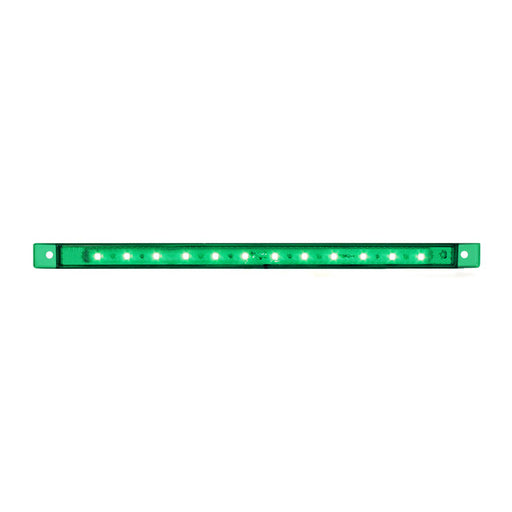 75963 Ultra Thin LED Light Bar 10-1/8" L, Green Medium Sea Green