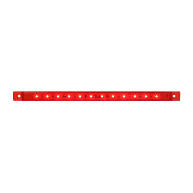 75964 Ultra Thin LED Light Bar 10-1/8" L, Red Firebrick
