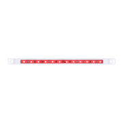 75965 Ultra Thin LED Light Bar 10-1/8" L, Red/Clear Lavender
