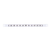 75966 Ultra Thin LED Light Bar 10-1/8" L, White/Clear Lavender