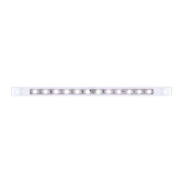 75966 Ultra Thin LED Light Bar 10-1/8" L, White/Clear Lavender