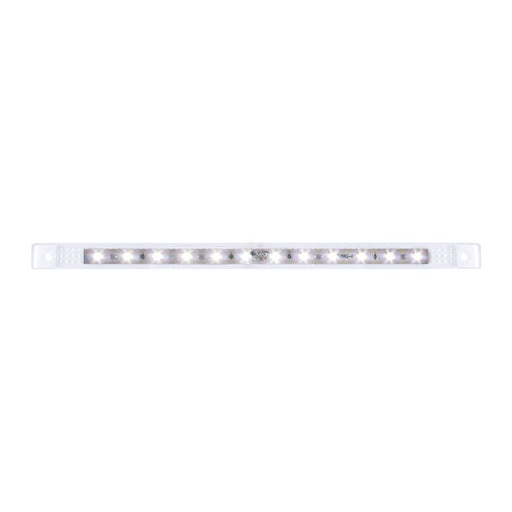 75966 Ultra Thin LED Light Bar 10-1/8" L, White/Clear Lavender