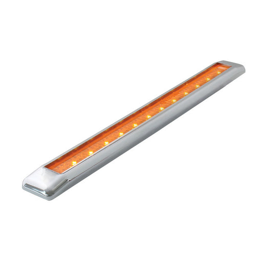 75970 Ultra Thin LED Light Bar 10-1/8" L, Amber Gray