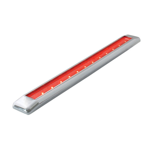 75974 Ultra Thin LED Light Bar 10-1/8" L, Red Gray