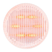 75981 2" AMBER/CLEAR 6 LED SEALED LIGHT, HIGH/LOW, 3 WIRES 2" ROUND Bisque