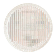 75983 2" RED/CLEAR 6 LED SEALED LIGHT, HIGH/LOW, 3 WIRES 2" ROUND Light Gray