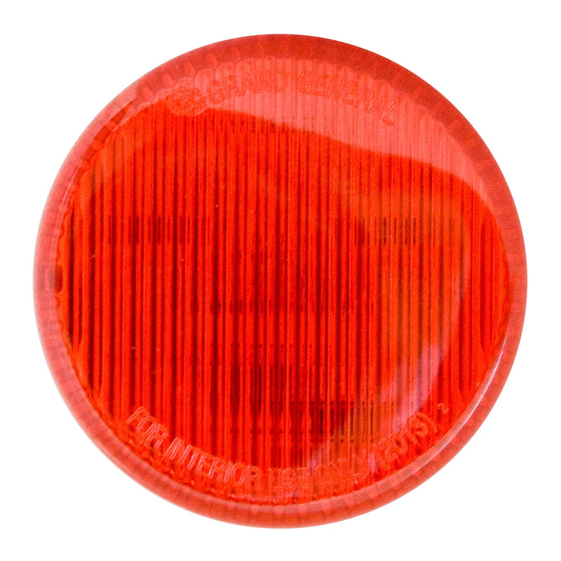 75982 2" RED/RED 6 LED SEALED LIGHT, HIGH/LOW, 3 WIRES Orange Red