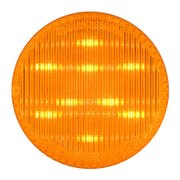 75990 2-1/2" Dual Function LED Lights, Amber 2.5" ROUND Dark Orange