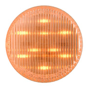 759912-1/2" Dual Function LED Lights, Amber/Clear 2.5" ROUND Sandy Brown