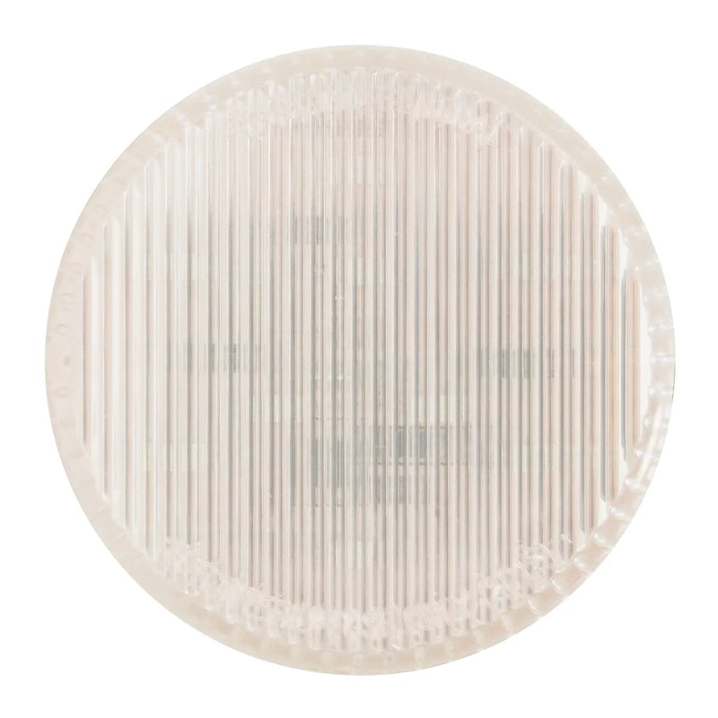 759912-1/2" Dual Function LED Lights, Amber/Clear 2.5" ROUND Light Gray