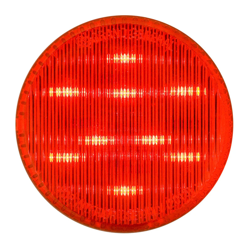 75992 2-1/2" Dual Function LED Lights, Red 2.5" ROUND Red