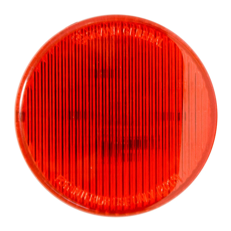 75992 2-1/2" Dual Function LED Lights, Red 2.5" ROUND Red