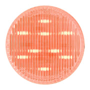 75993 2-1/2" Dual Function LED Lights, Red/Clear 2.5" ROUND Light Salmon