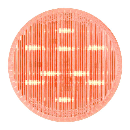 75993 2-1/2" Dual Function LED Lights, Red/Clear 2.5" ROUND Light Salmon