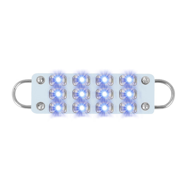 76021 561 Dome Type 12 LED Light Bulb, Blue Light Gray