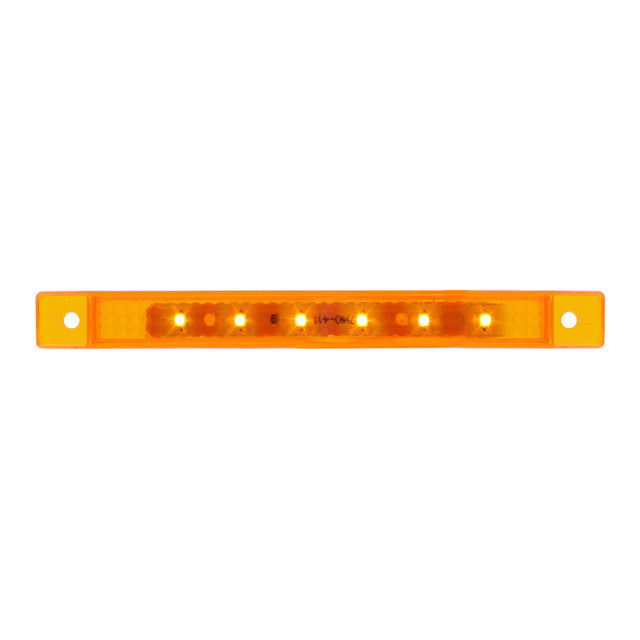 76030 Ultra Thin LED Light Bar 6-1/4" L, Amber Dark Orange