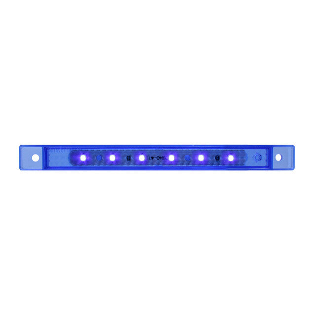 76032 Ultra Thin LED Light Bar 6-1/4" L,Blue Royal Blue