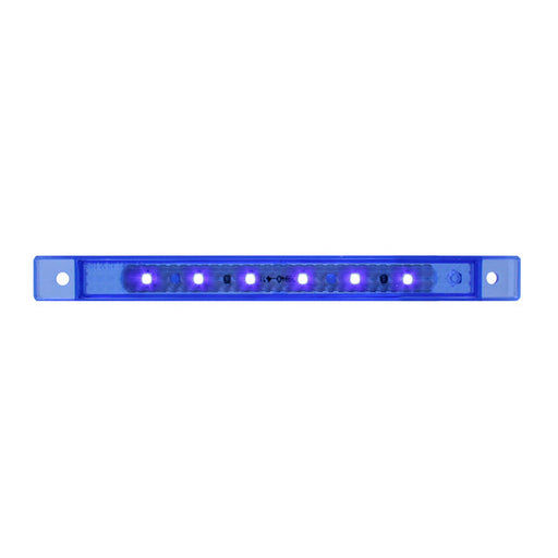 76032 Ultra Thin LED Light Bar 6-1/4" L,Blue Royal Blue