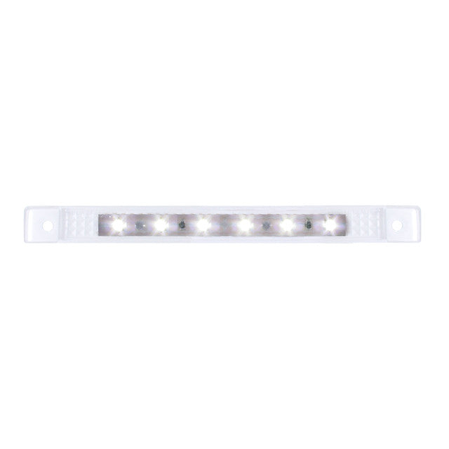 76036 Ultra Thin LED Light Bar 6-1/4" L, White/Clear Lavender