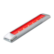 76044 Ultra Thin LED Light Bar 6-1/4" L,Red/Red Gray