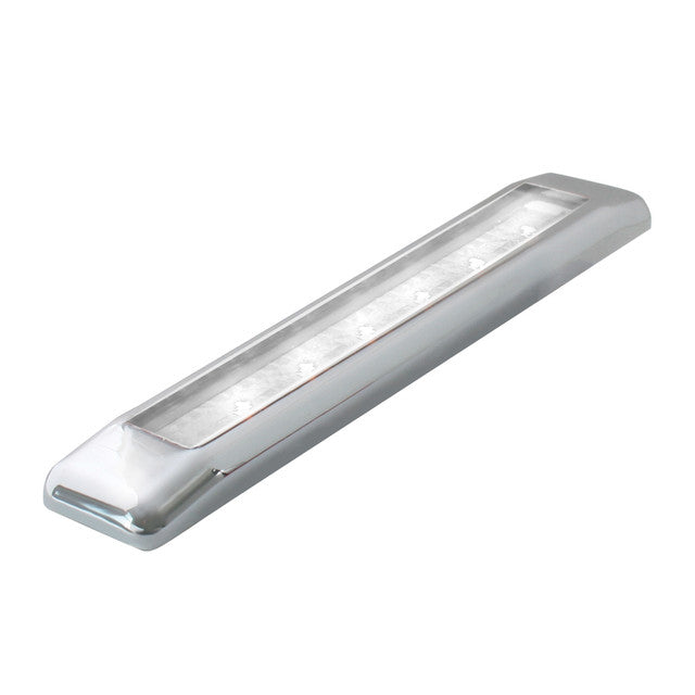 76046 Ultra Thin LED Light Bar 6-1/4" L, White/Clear Dark Gray