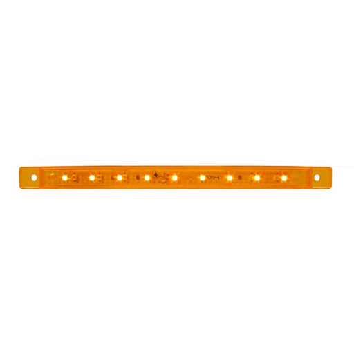 76050 Ultra Thin LED Light Bar 8-1/4" L,  Amber Dark Orange