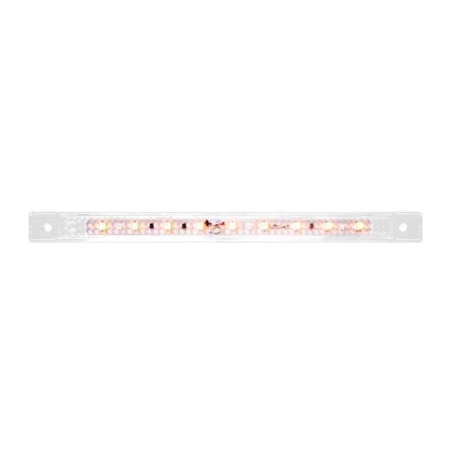 76051 Ultra Thin LED Light Bar 8-1/4" L, Amber/Clear Antique White