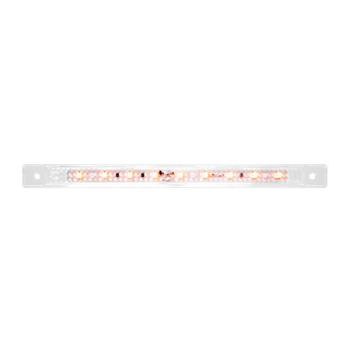 76051 Ultra Thin LED Light Bar 8-1/4" L, Amber/Clear Antique White