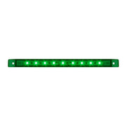 76053 Ultra Thin LED Light Bar 8-1/4" L, Green Dark Green