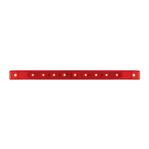 76054 Ultra Thin LED Light Bar 8-1/4" L, Red Firebrick