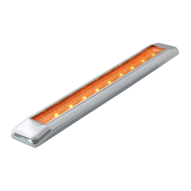 76060 Ultra Thin LED Light Bar 8-1/4" L, Amber Gray