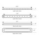 76062 Ultra Thin LED Light Bar 8-1/4" L, Blue Lavender